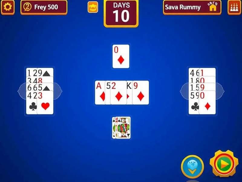Super Pan Rummy Blitz Gameplay Screenshot